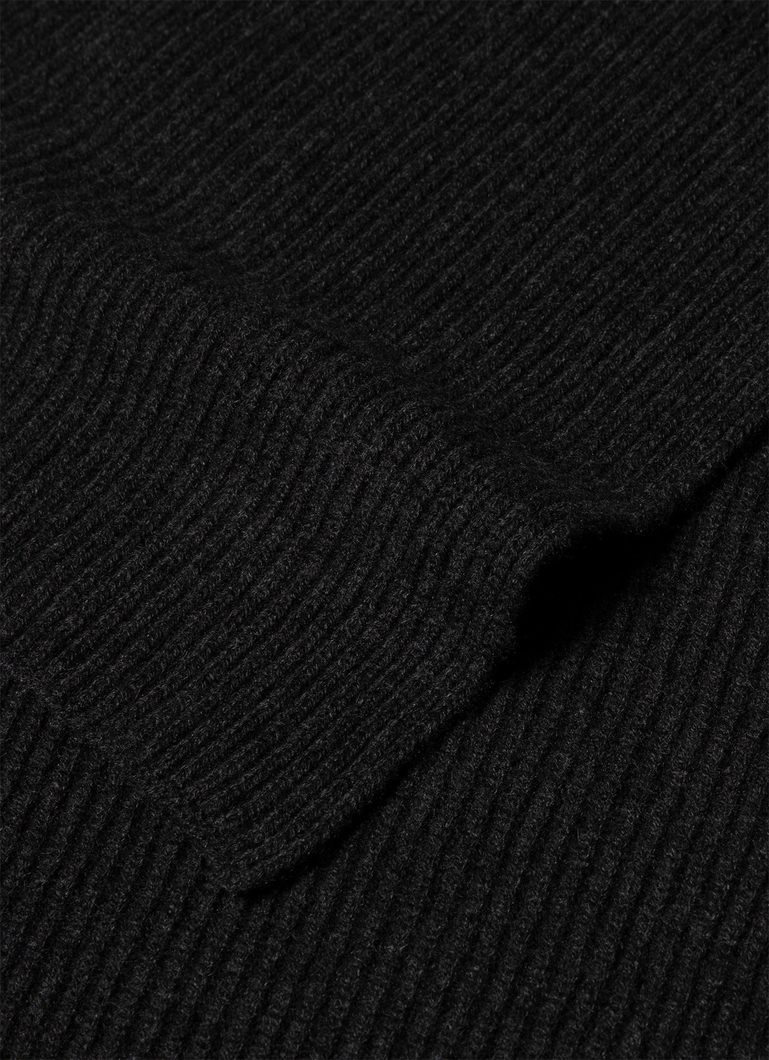 Cashmere Ribbed Scarf - 2