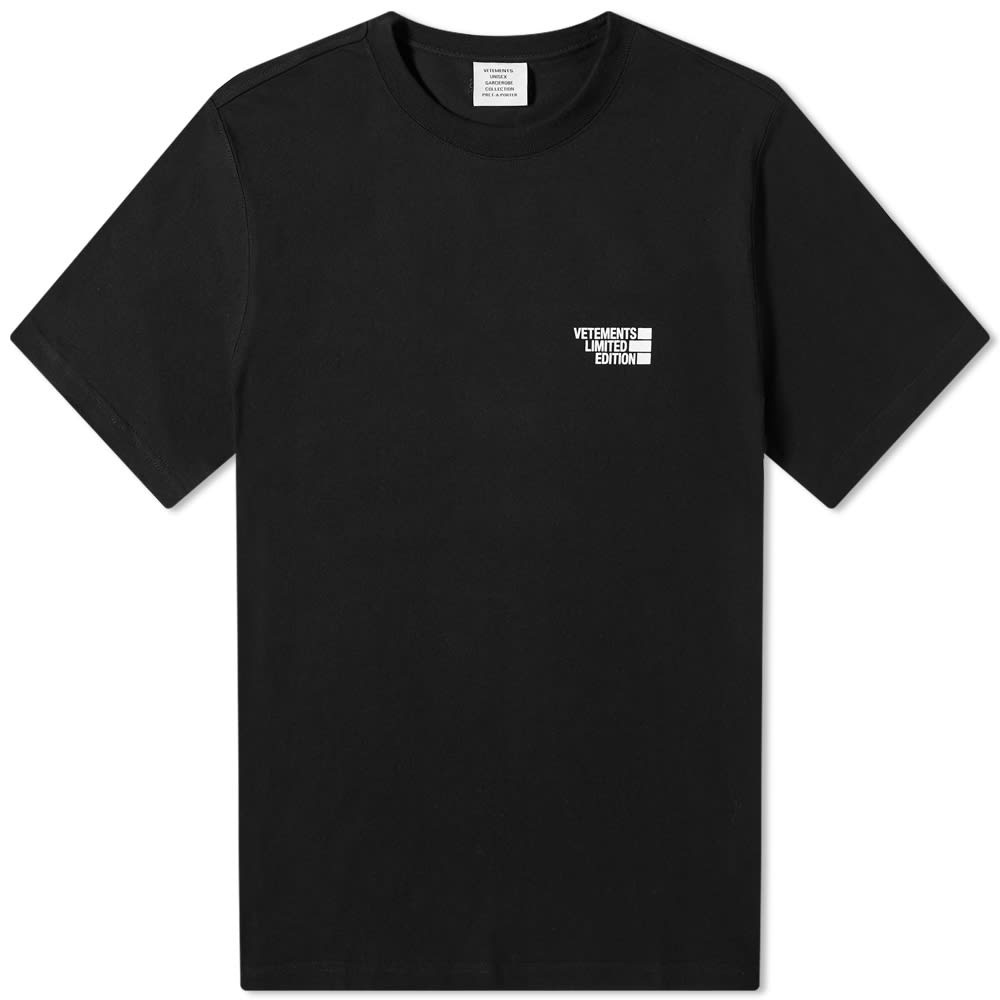 VETEMENTS Logo Limited Edition Tee - 1