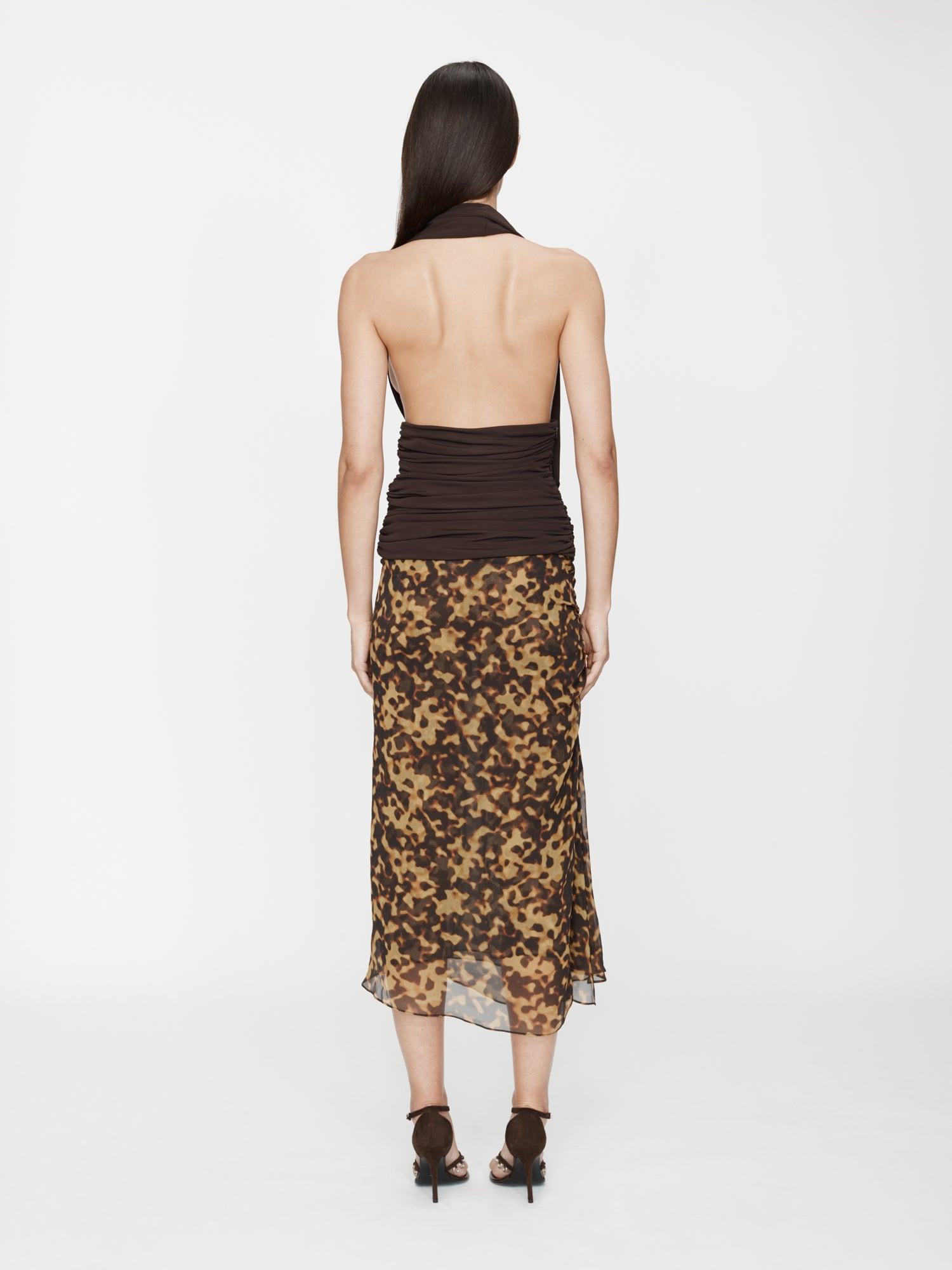 Draped Cummerbund Jersey Top - 4