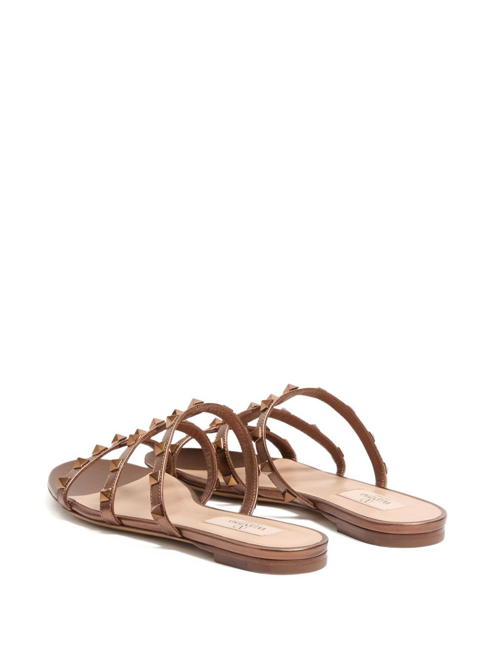 Valentino Garavani Rockstud leather flat sandals - 7