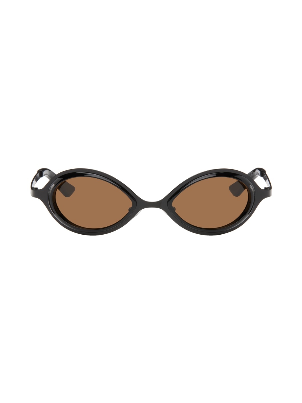 SSENSE Exclusive Black 'The Goggle' Sunglasses - 1