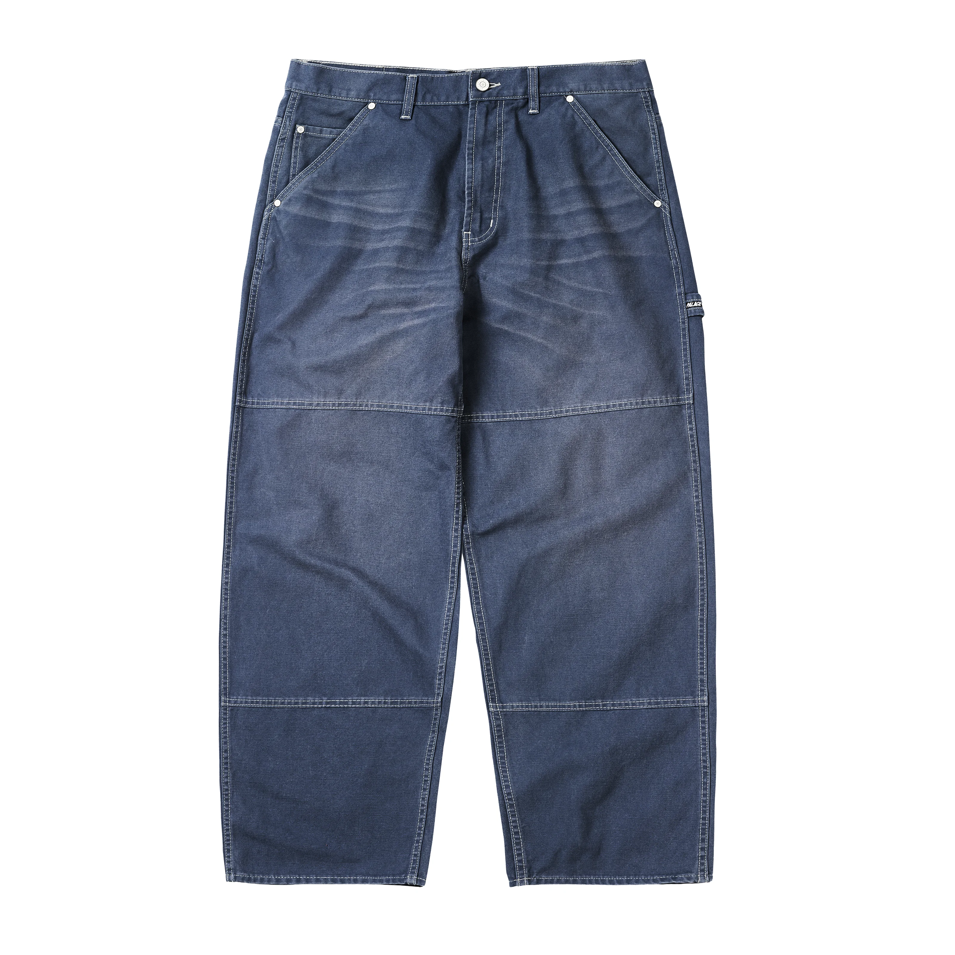 10 OZ DOUBLE KNEE PANT NAVY - 1