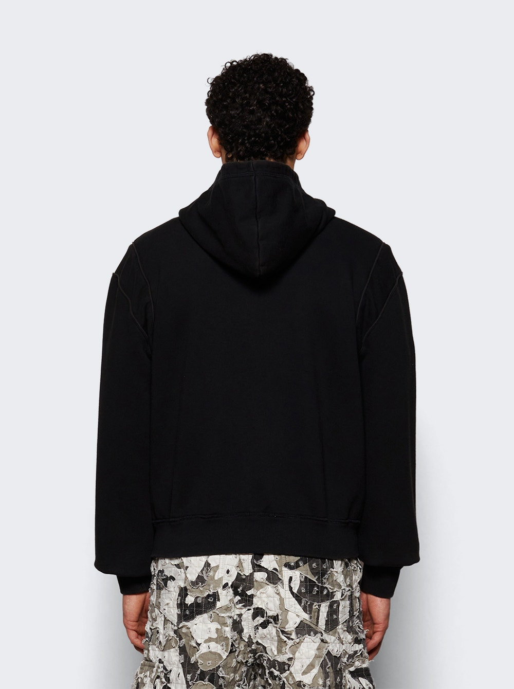 Star Teddy Hoodie Black - 4