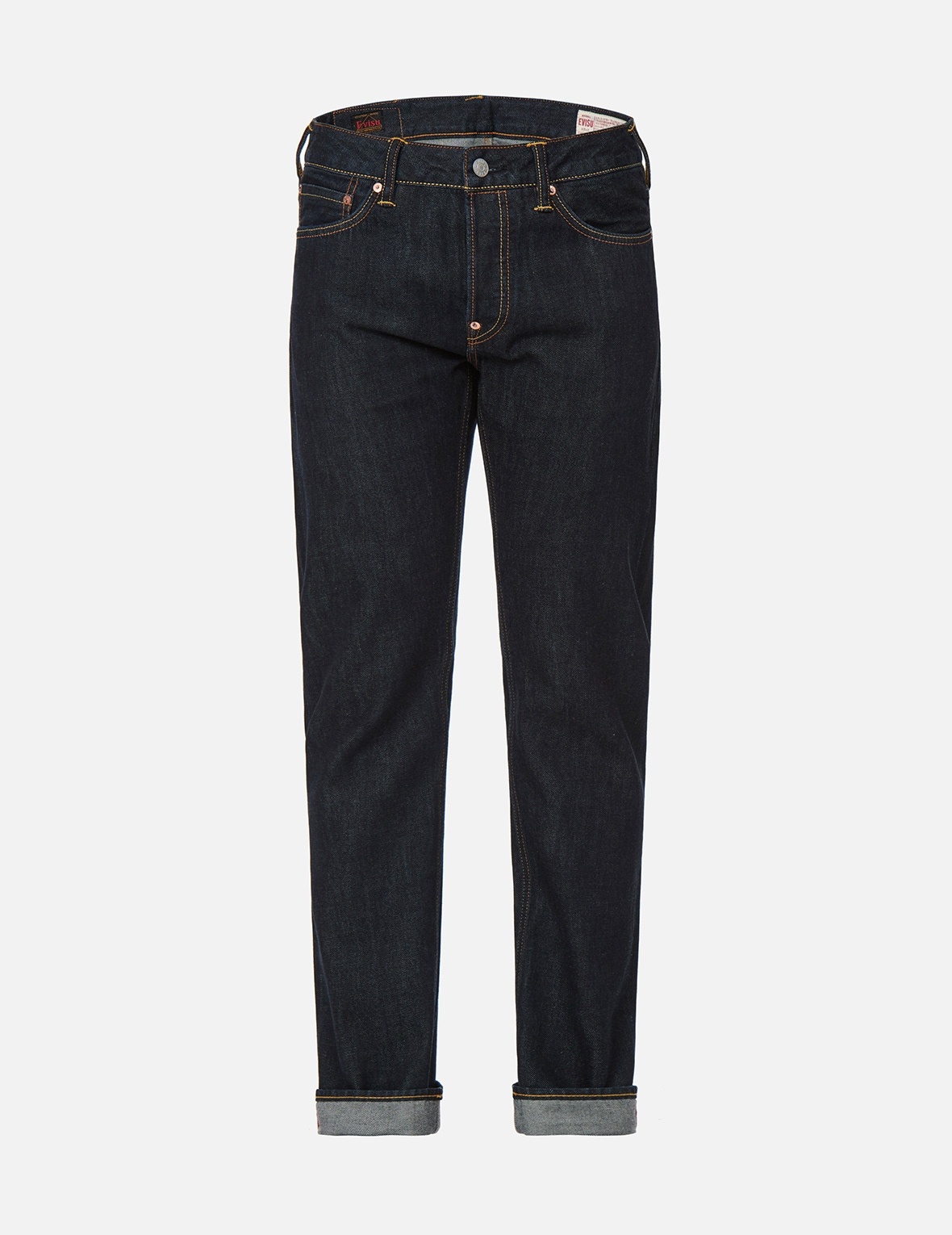 CONTRASTING BACK POCKETS SLIM FIT JEANS #2010 - 1