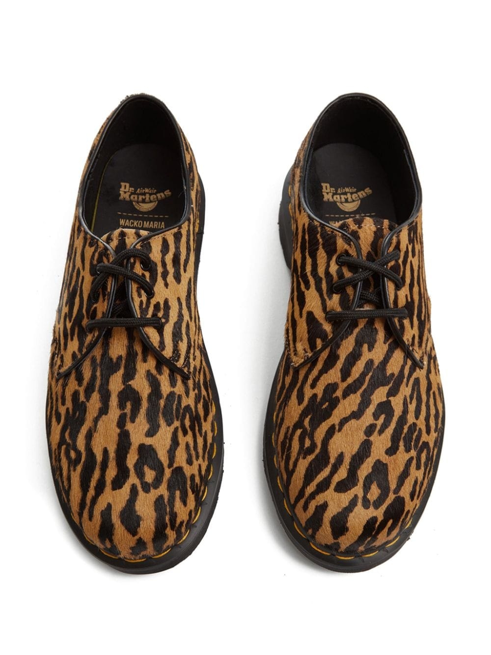 靴 Dr. Martens 1461 Wacko Maria 1461 Wacko Maria Hair-On Oxford Shoes in Black | Dr. Martens
