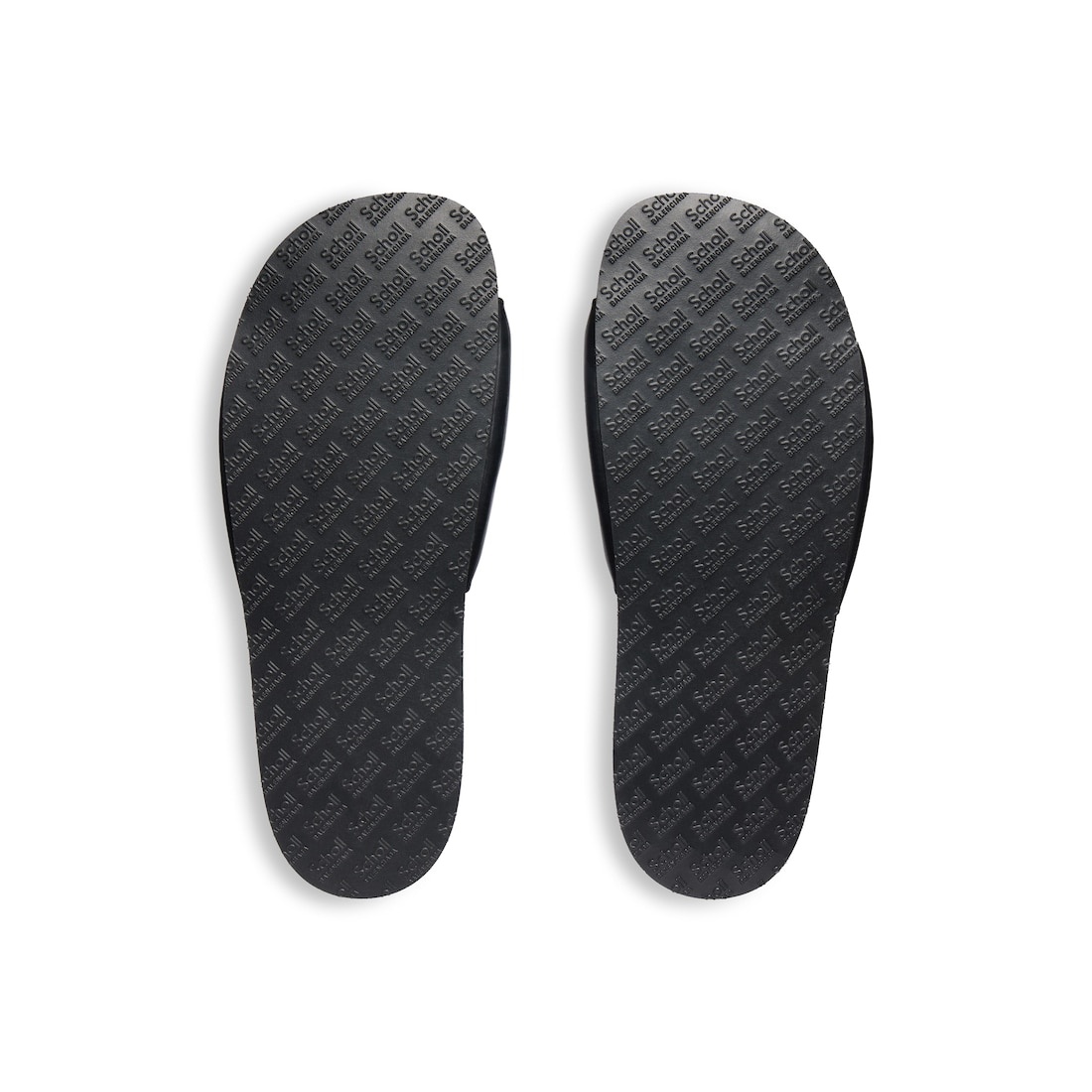 Men's Balenciaga I Scholl Flat Sandal in Black - 7