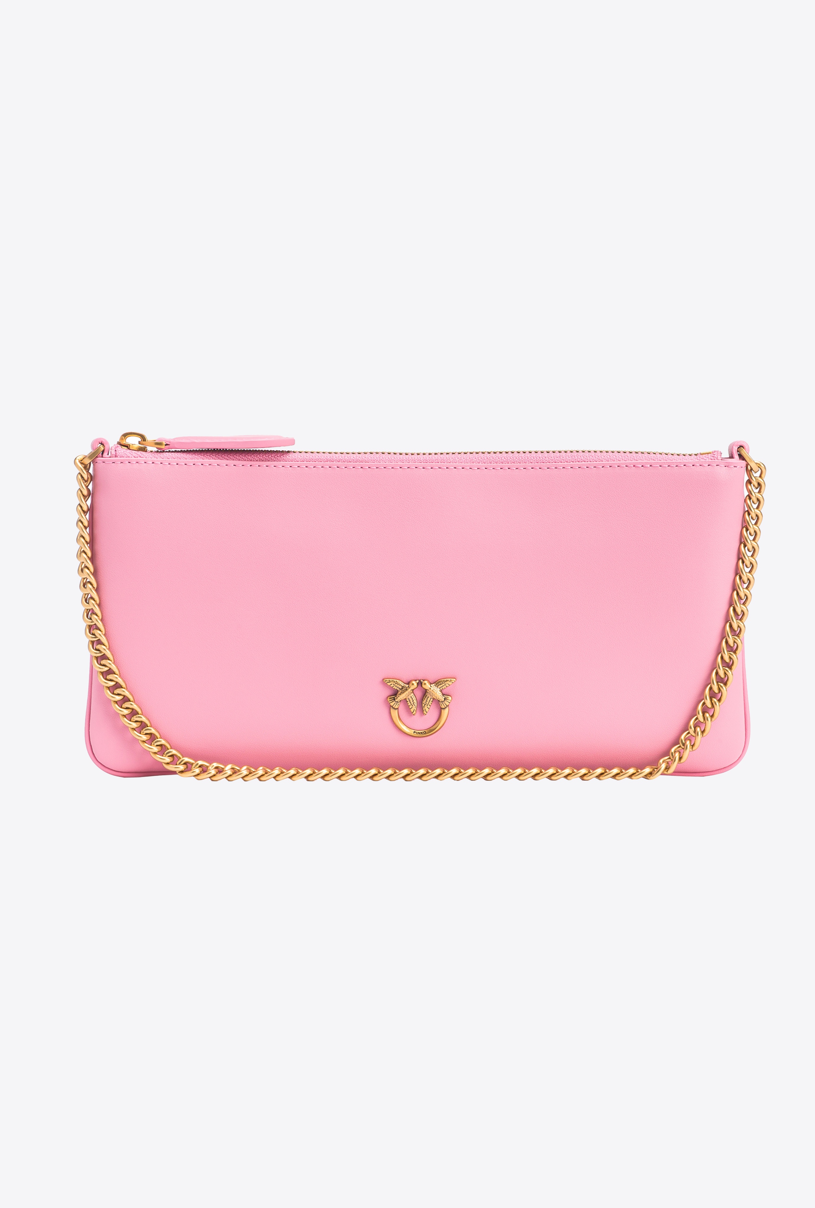 HORIZONTAL FLAT BAG IN LEATHER - 1