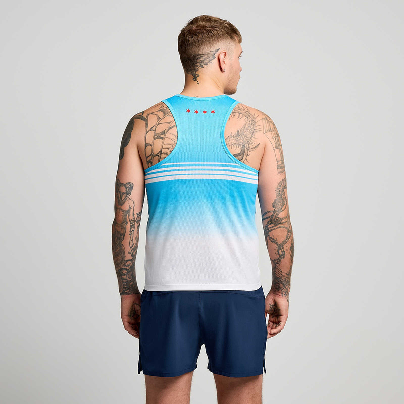 Chicago Stopwatch Graphic Singlet 2