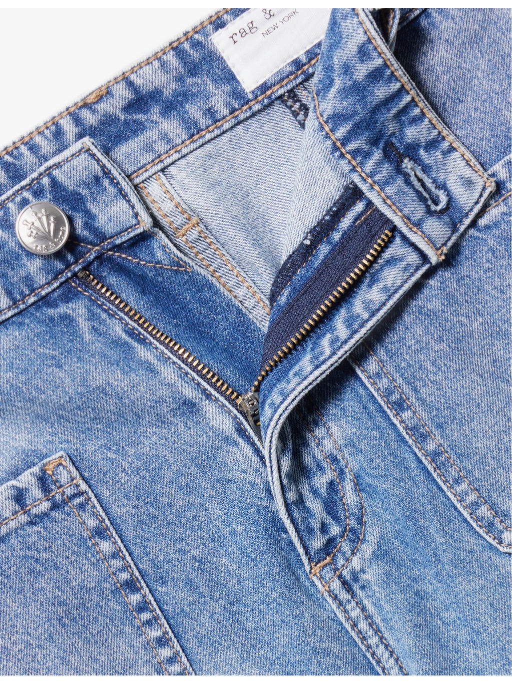 Marina wide-leg mid-rise jeans - 7