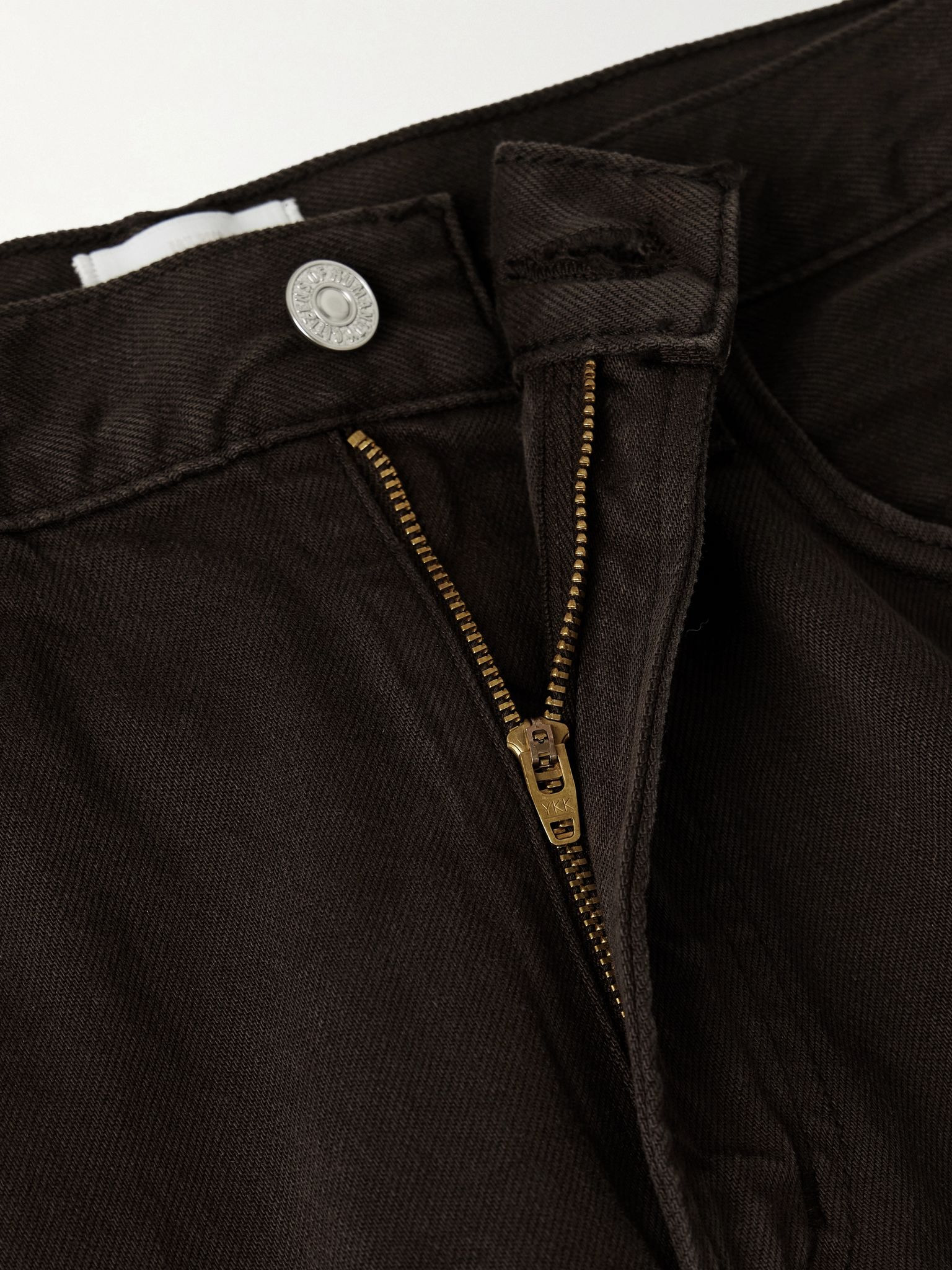 Miro mid-rise barrel-leg jeans Brown - 5