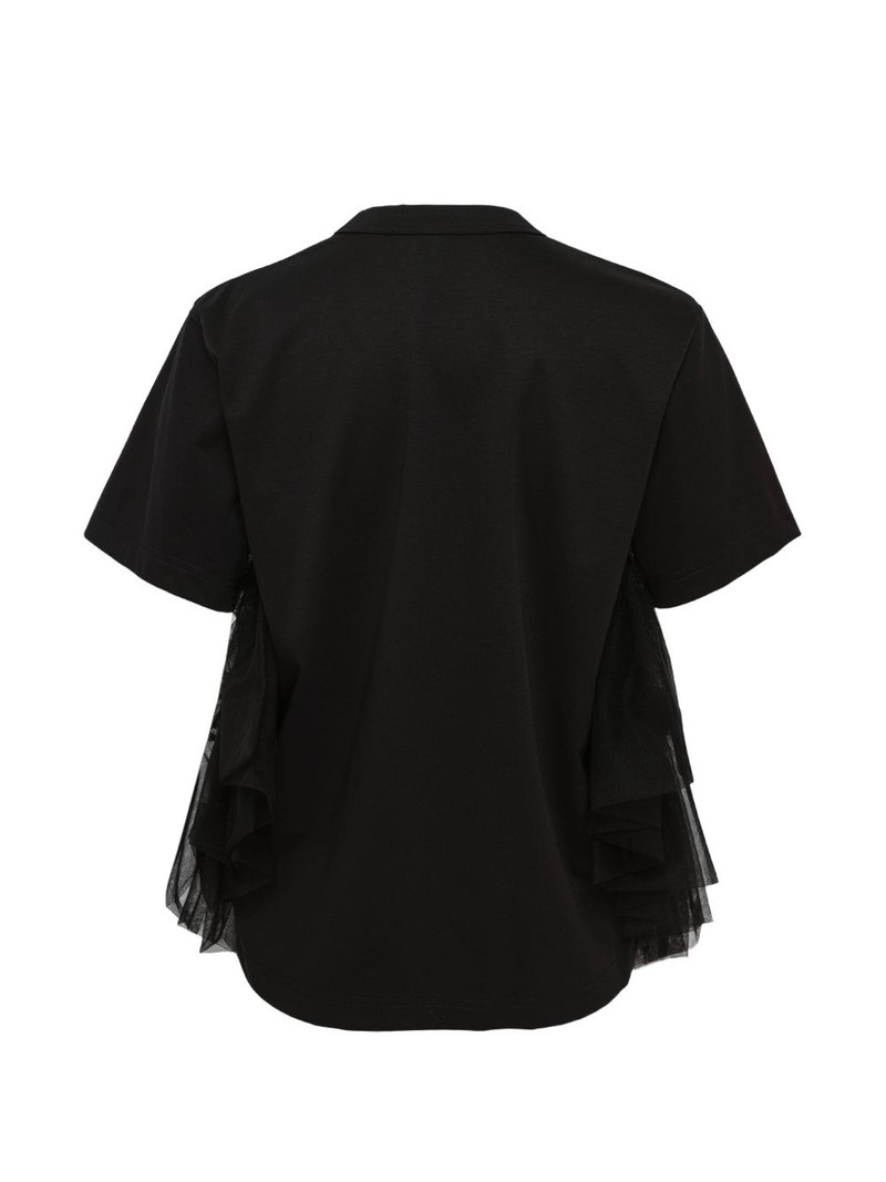Noir Kei Ninomiya ruffled T-shirt outlook