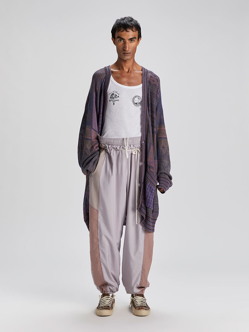 Grampa Jacquard Cardigan Dark Combo 3