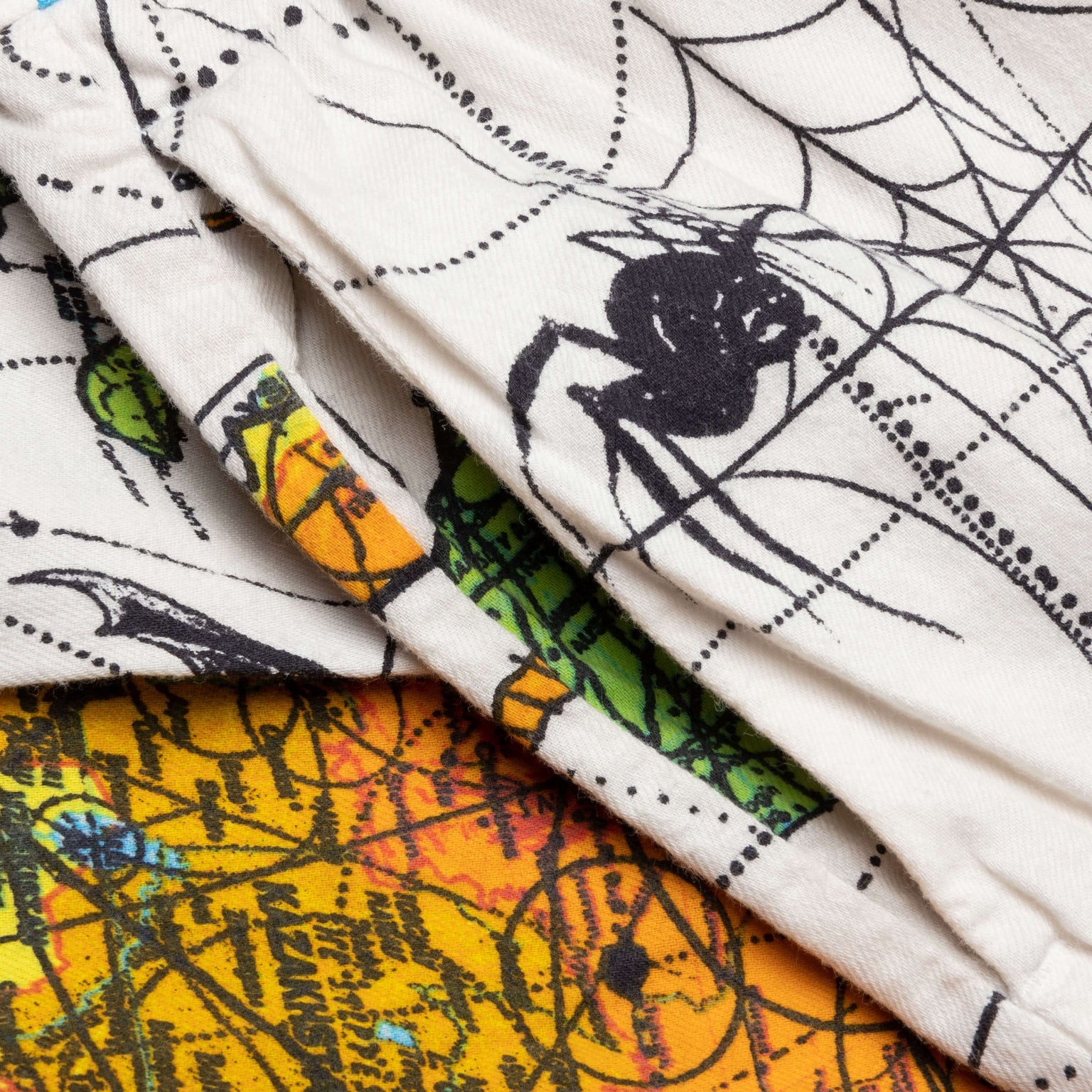 SAINT MICHAEL X DR. WOO WORLD MAP PAJAMA PANT MAP - WHITE - 3