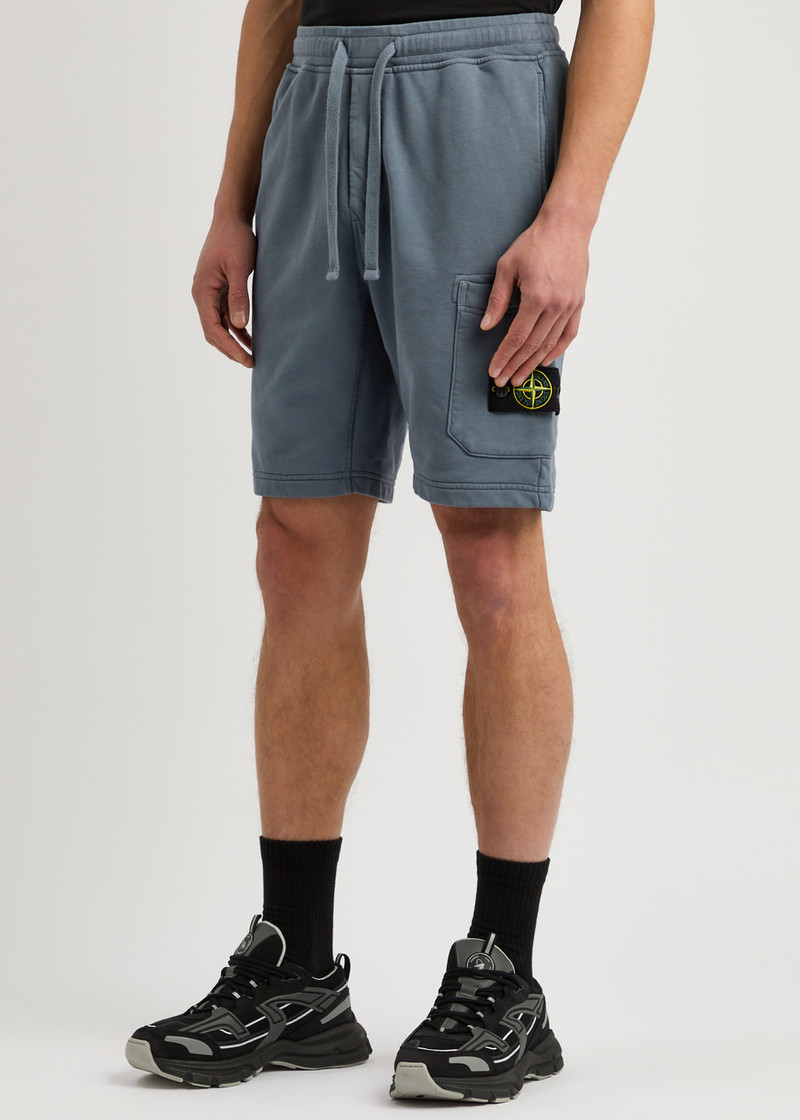 Stone Island Stone Island Logo Cotton Shorts outlook
