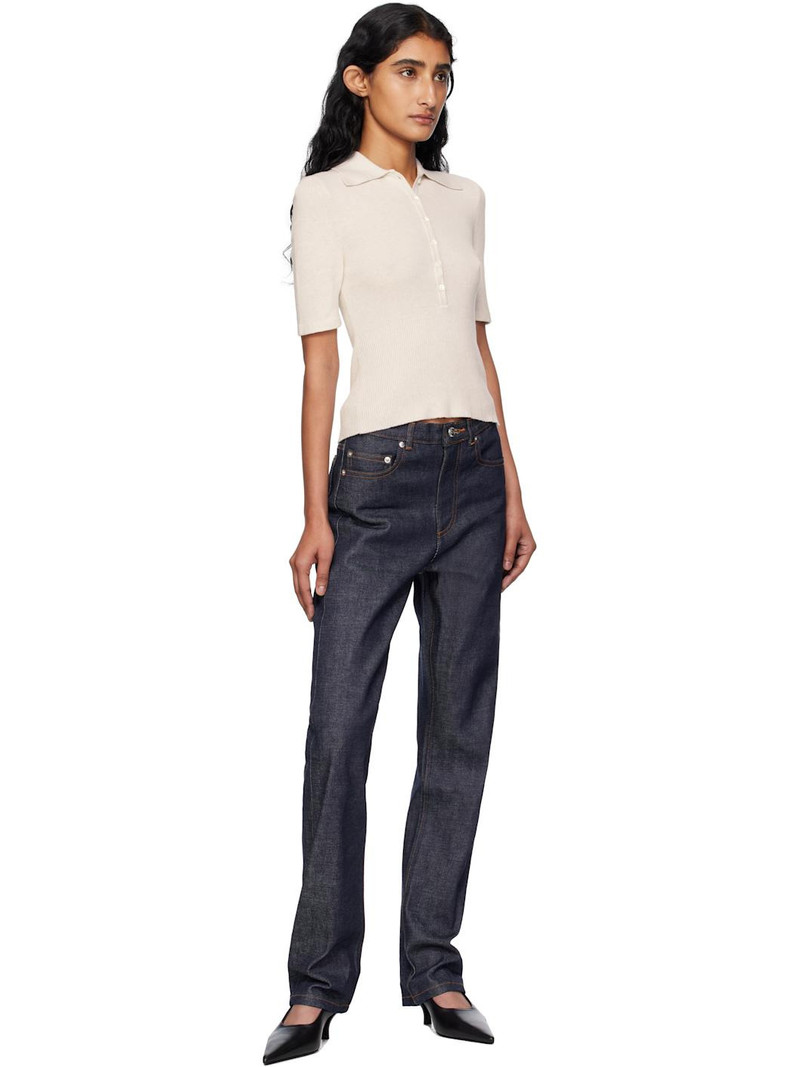 A.P.C. Beige Joelle Polo outlook