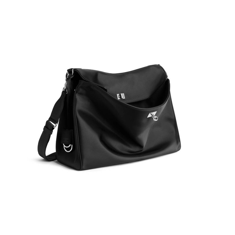 BALENCIAGA Men's Rodeo Messenger Bag Medium in Black outlook