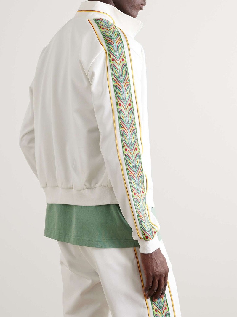 Futuro Laurel Logo-Appliquéd Jersey Track Jacket 4