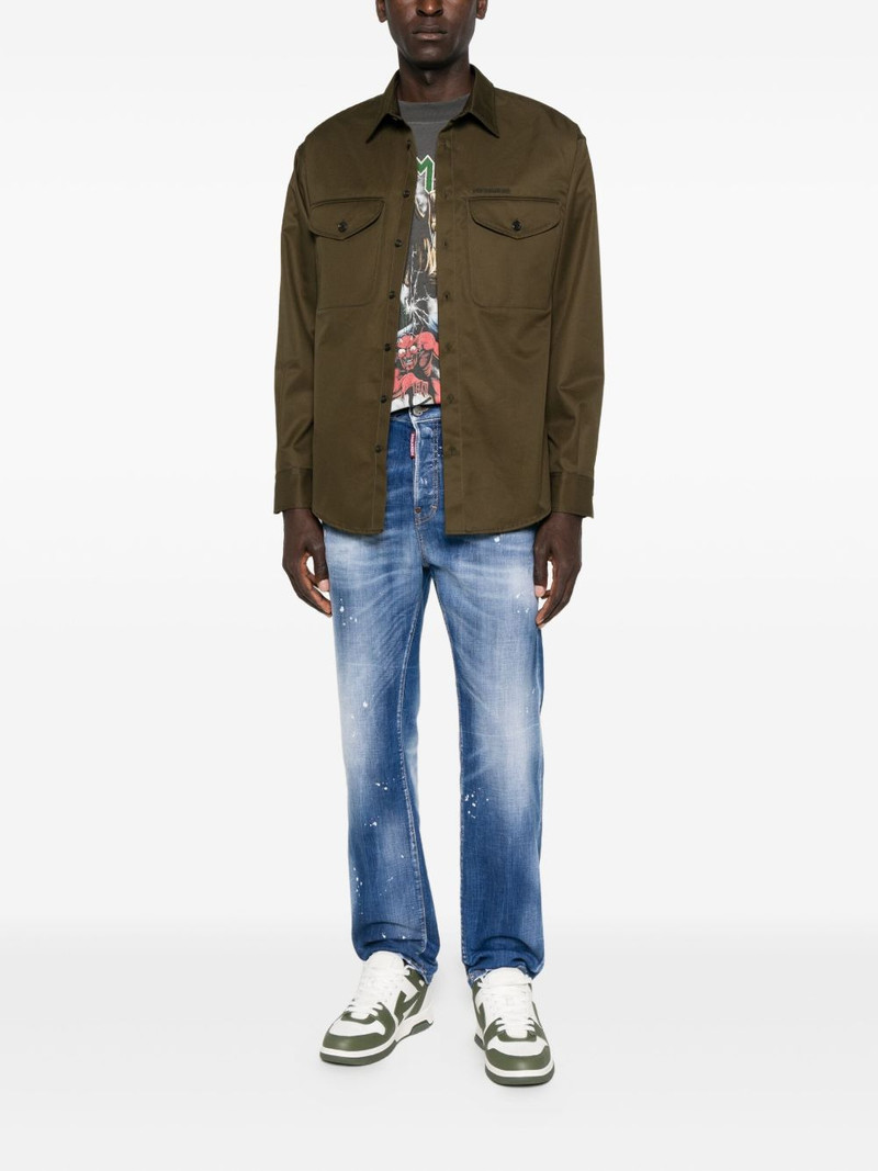 DSQUARED2 Utility double-pocket cotton shirt outlook
