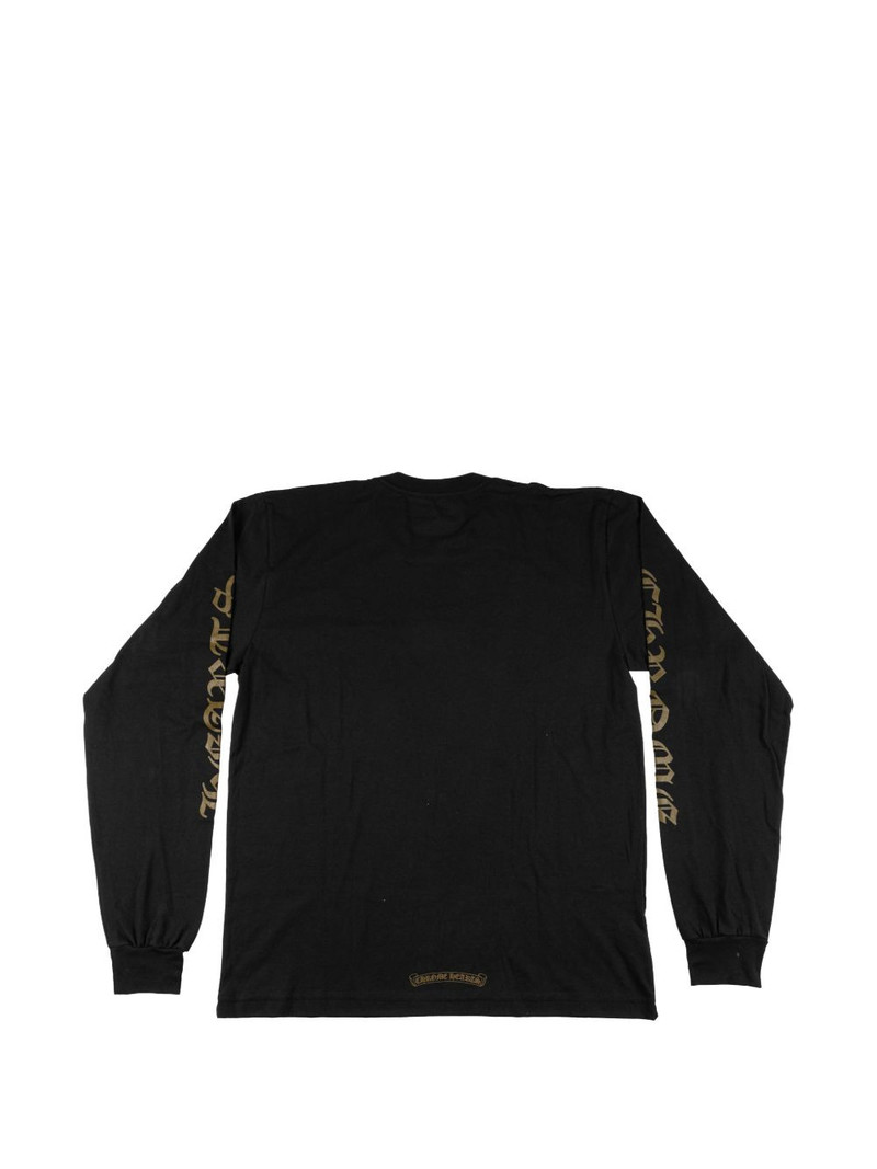 Chrome Hearts logo-print long-sleeve T-shirt outlook