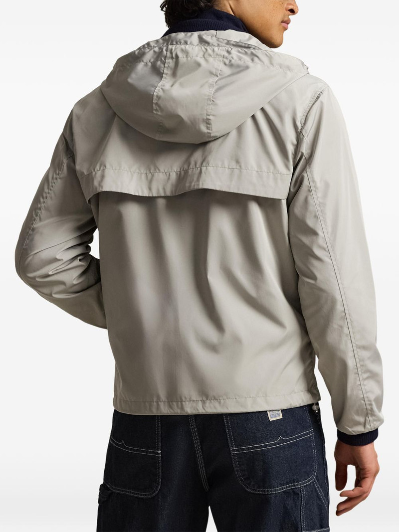 hooded zip-fastening jacket 4