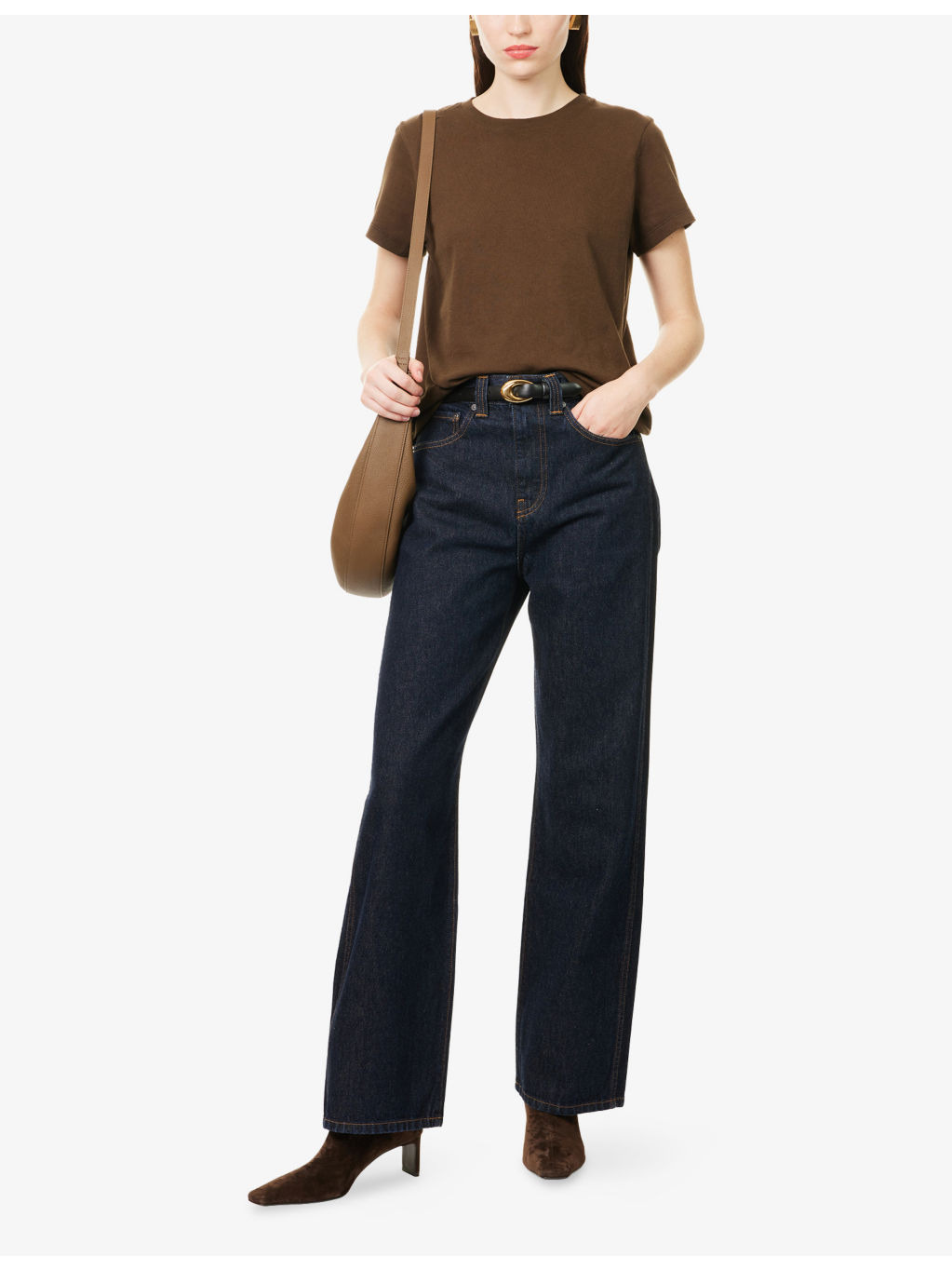 Emmylou Short-Sleeves Cotton-Jersey T-Shirt - 2