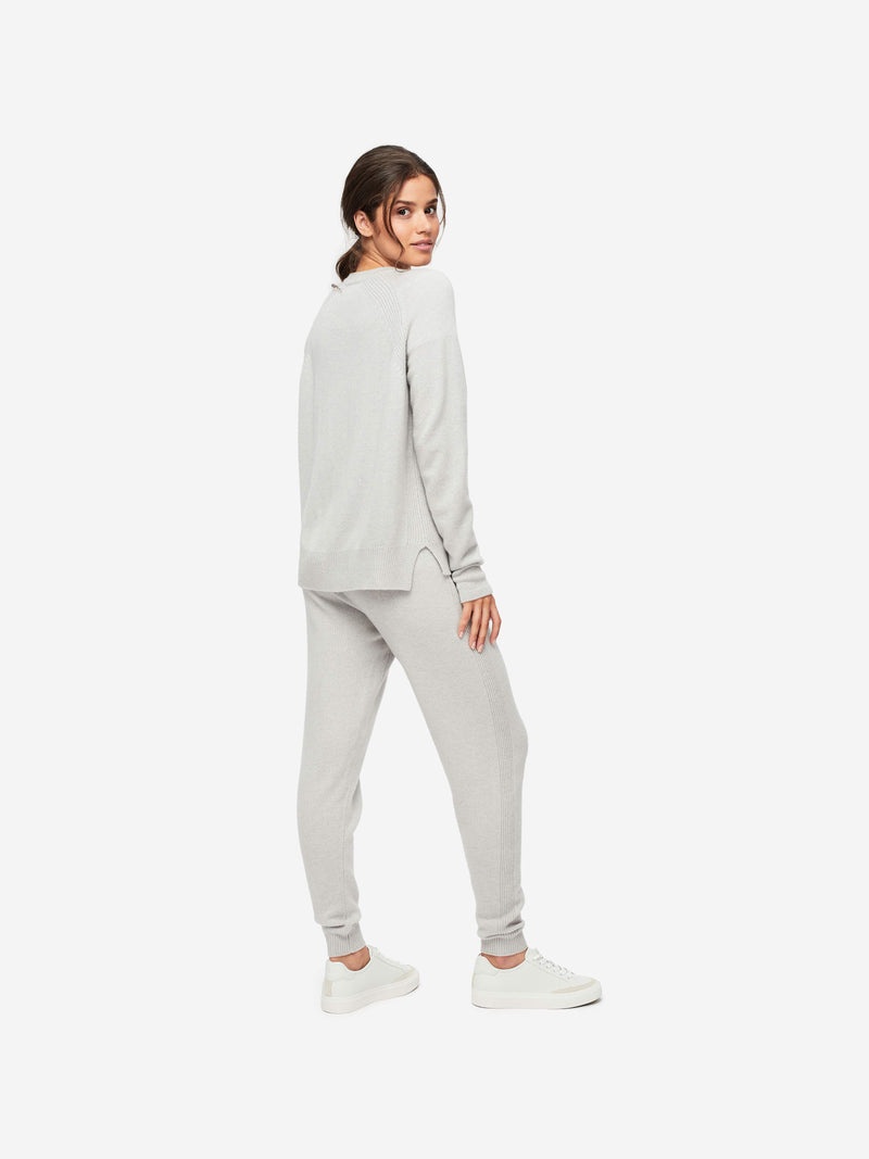 Women's Sweater Daphne Cashmere Silver - 4