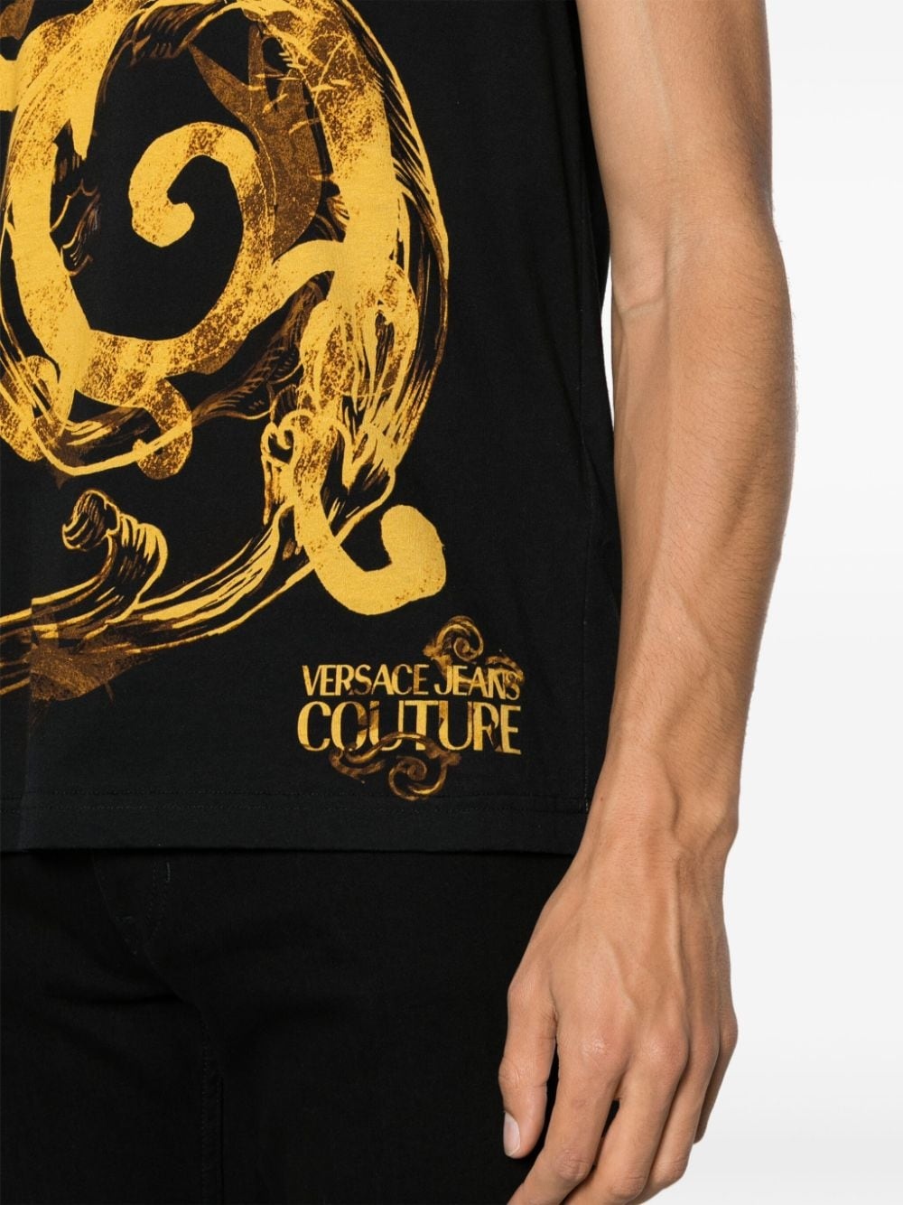 Barocc-print cotton T-shirt - 5