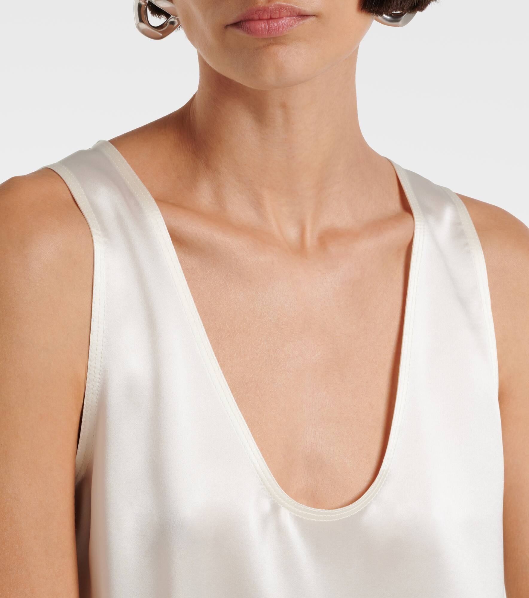 Filly silk satin tank top - 4