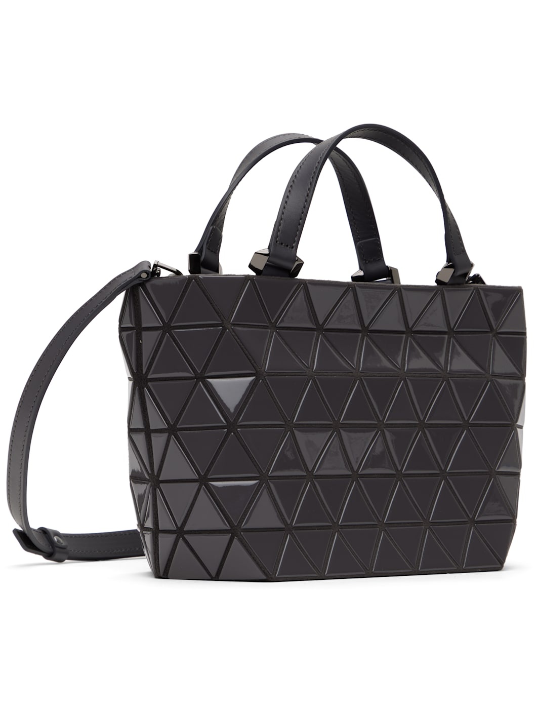 Gray Crystal Gloss Bag - 2