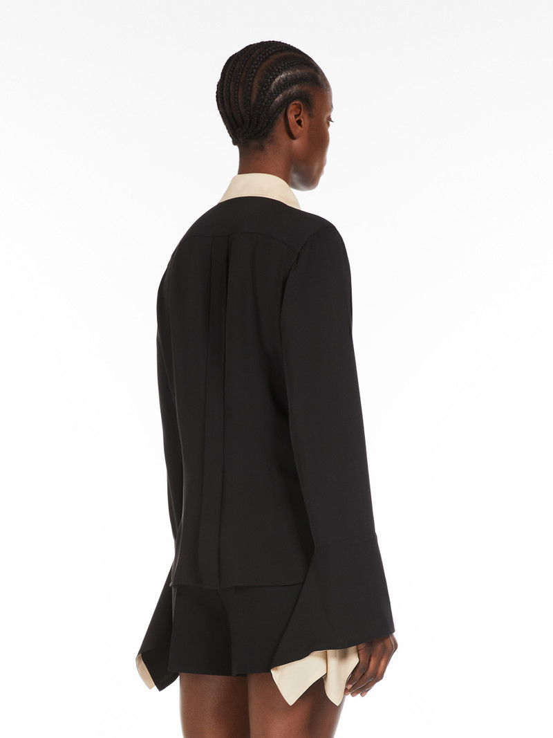 PIO Colour block silk shirt 4