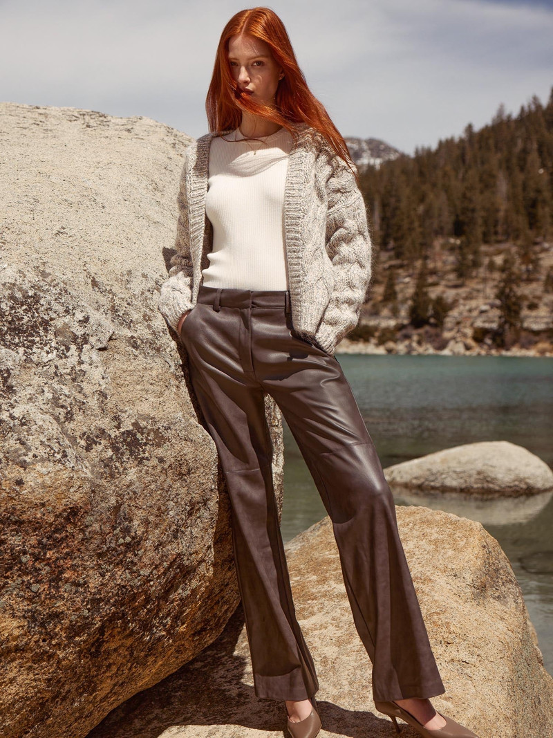 BROCHU WALKER The Namari Vegan Leather Pant outlook