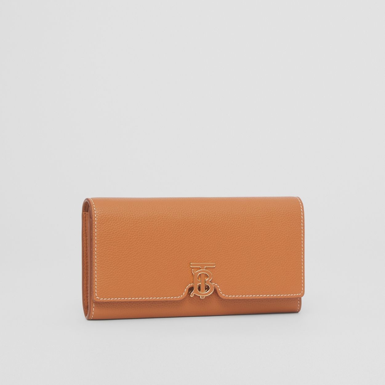 Monogram Motif Grainy Leather Continental Wallet - 5