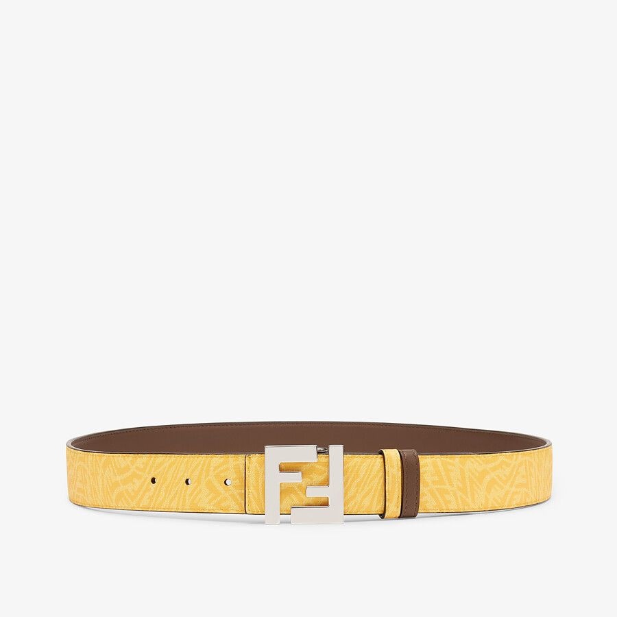 Brown leather belt - 1