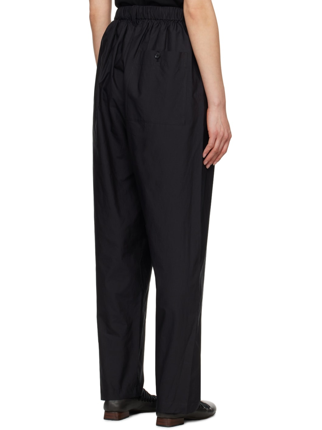 Black Relaxed Trousers - 3