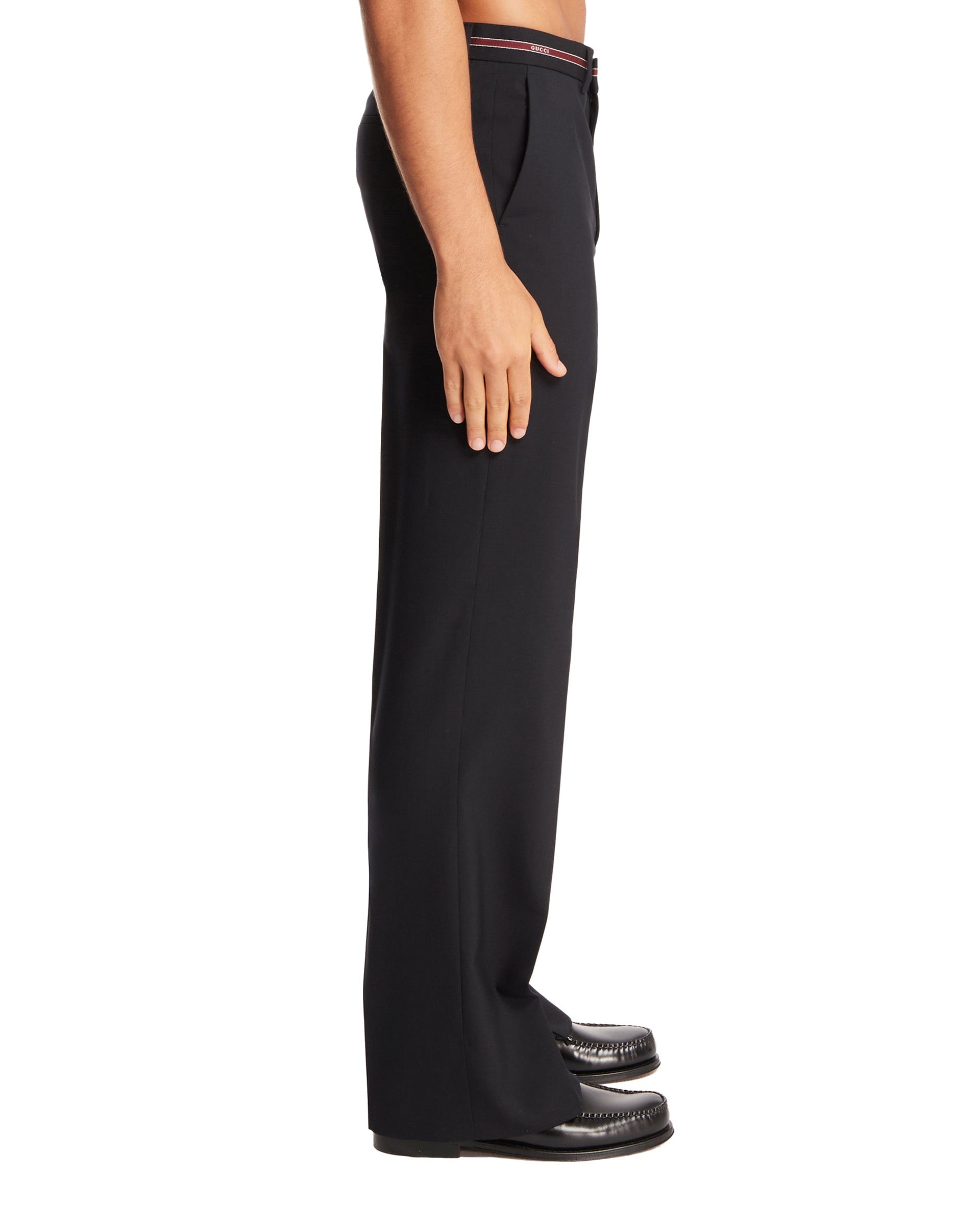 Blue Trousers with Ciman Detail - 5