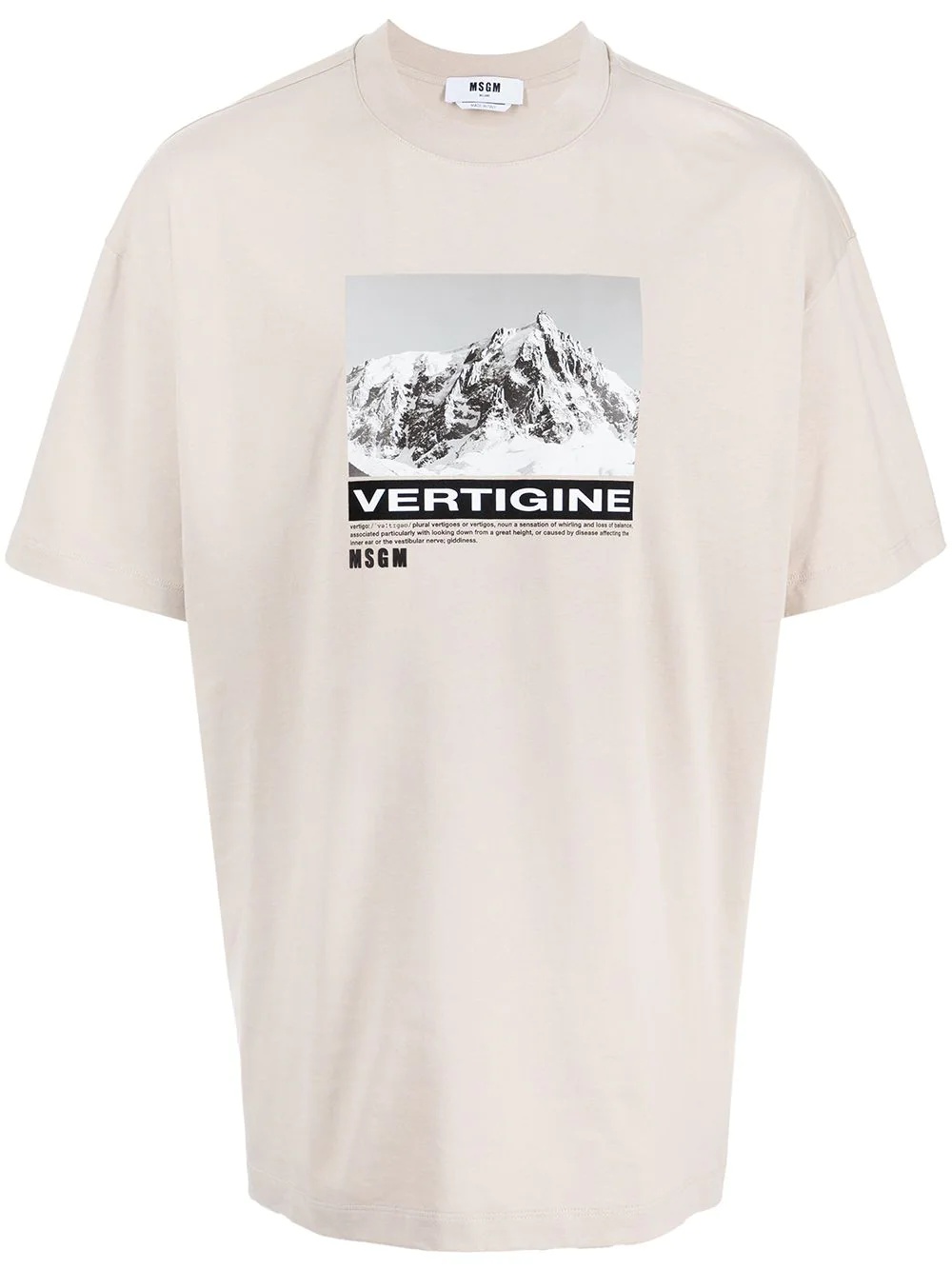 mountain print T-shirt - 1