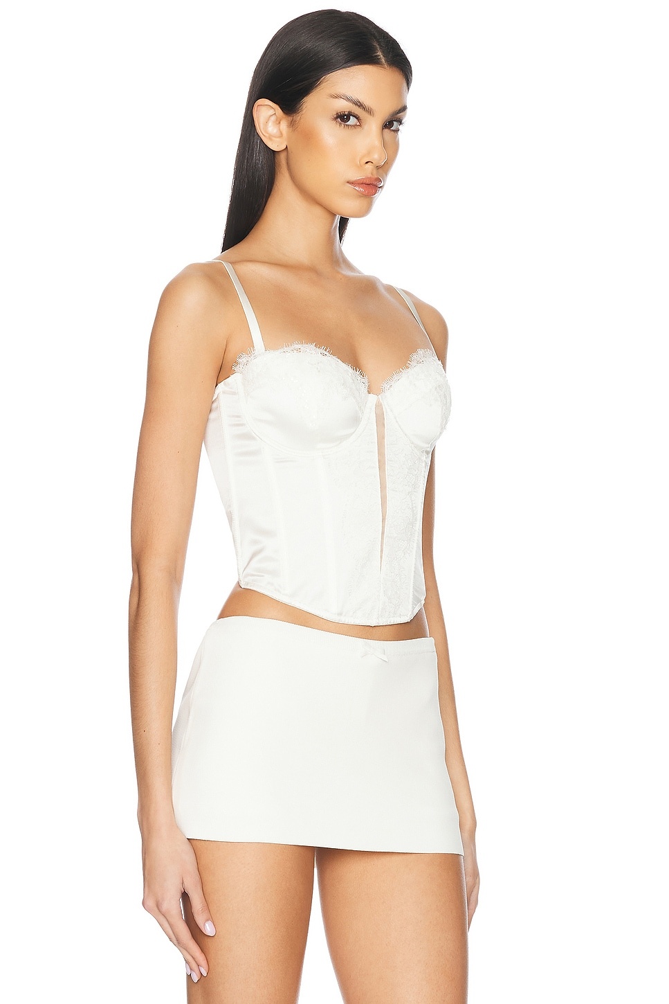 X Galia Lahav Beaded Iris Lace Bustier - 3