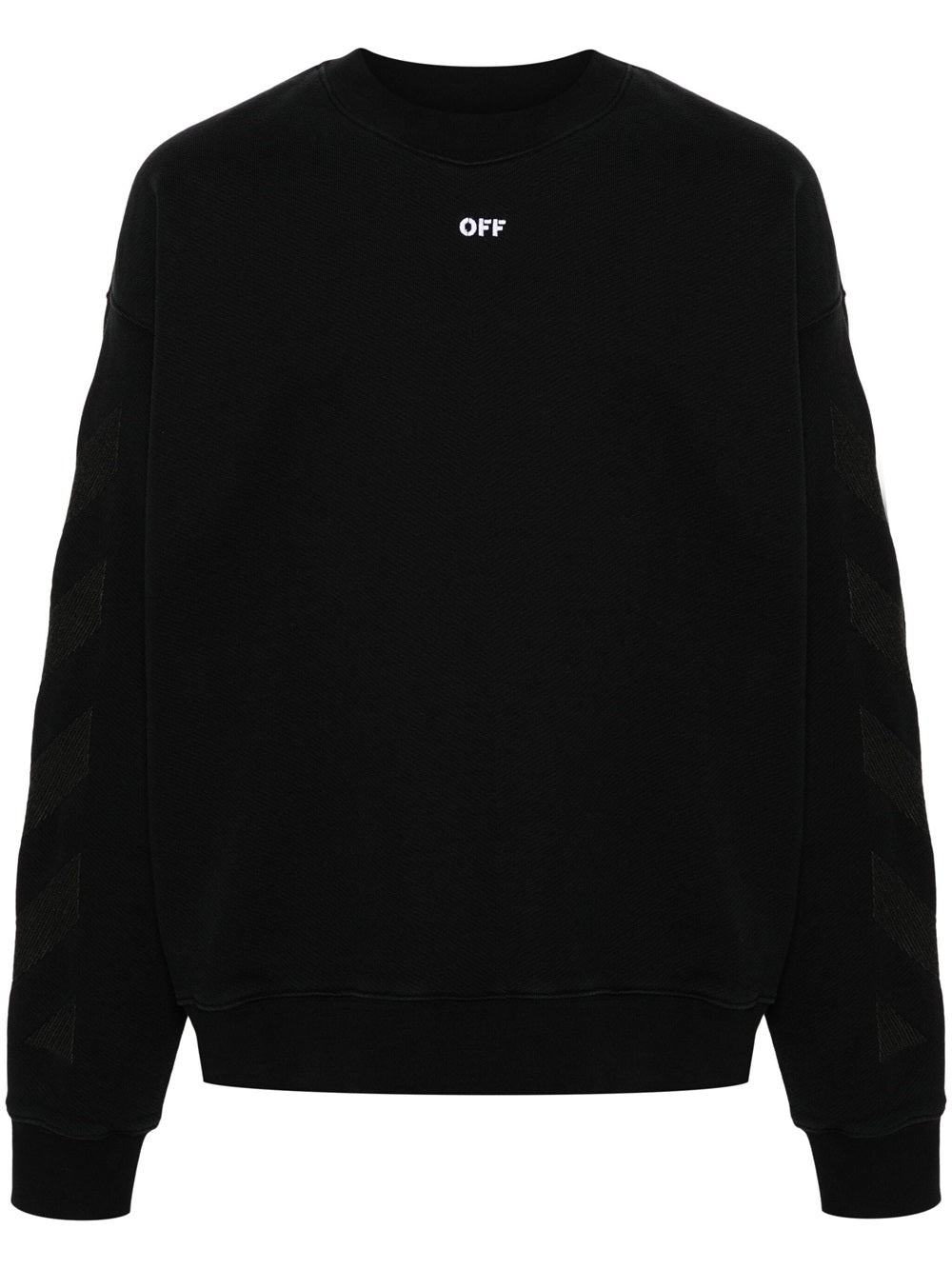 Diagonal Striped Sweatshirt - 1
