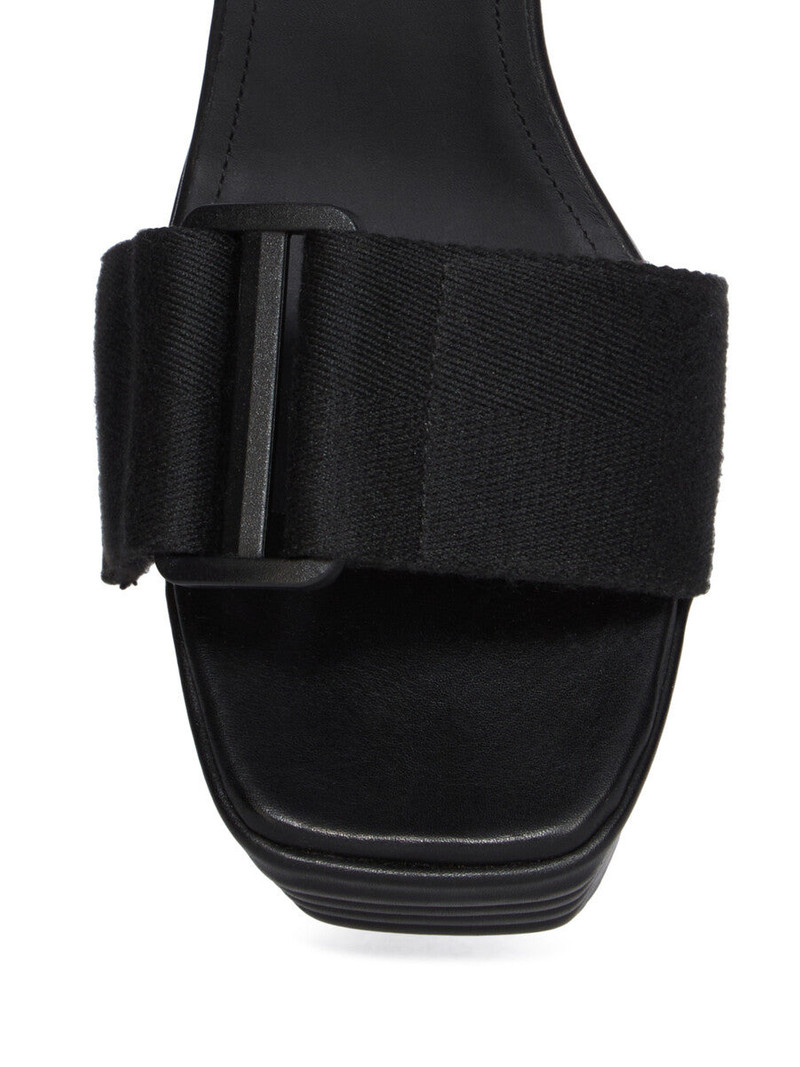 Black Luxor 65 Heeled Sandals 5