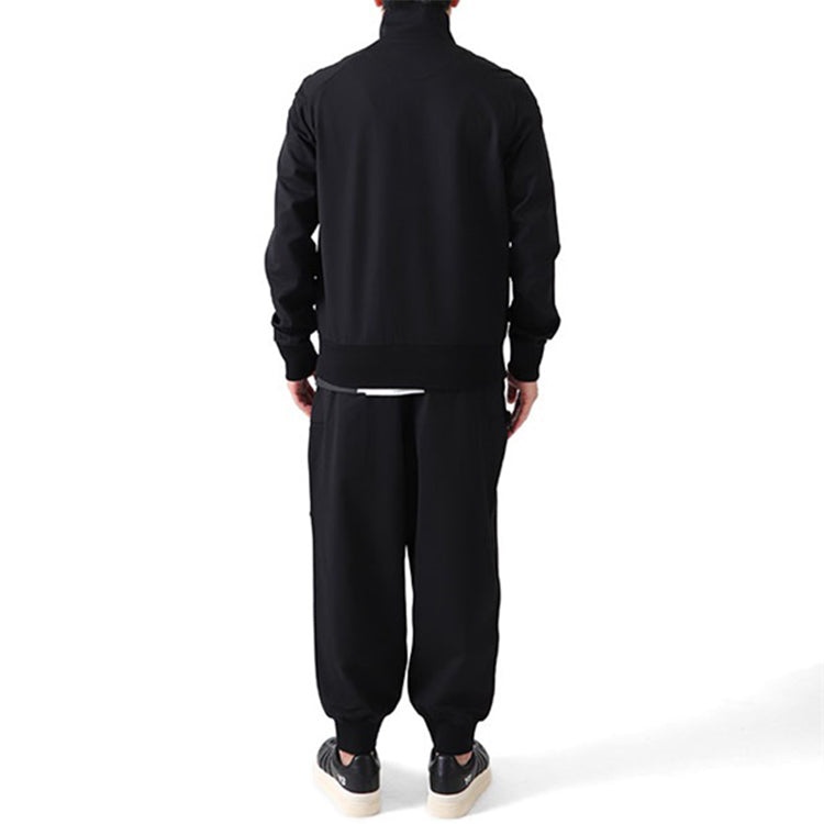 Men's Y-3 Embroidered Long Sleeves Jacket Black FS3329 - 4