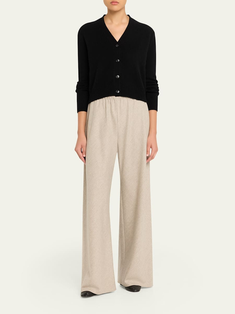 LISA YANG Marion Cashmere-Silk V-Neck Cardigan outlook