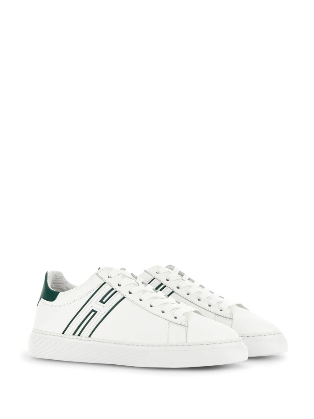H365 leather low-top sneakers - 2