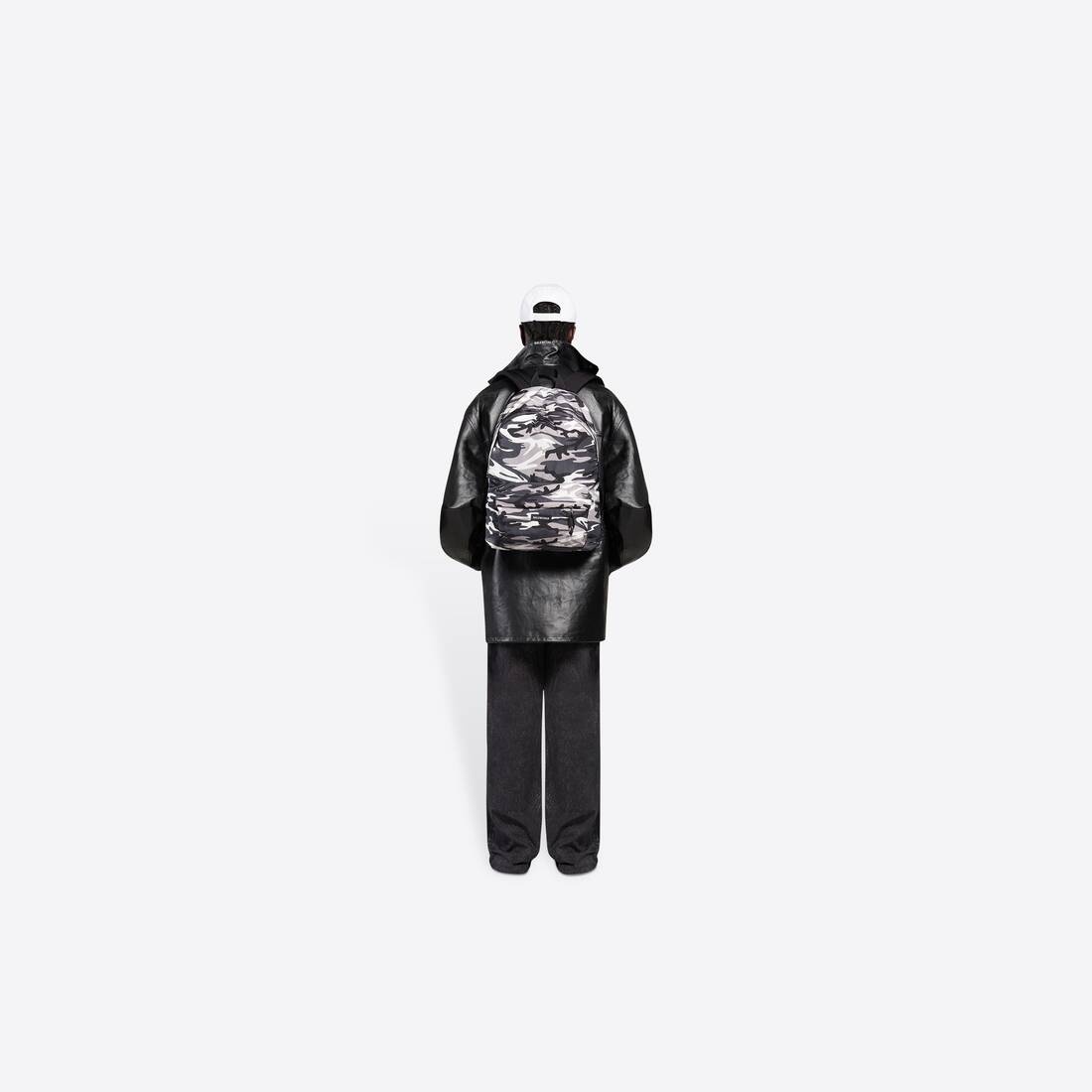 Men's Light Parka in Black - 5