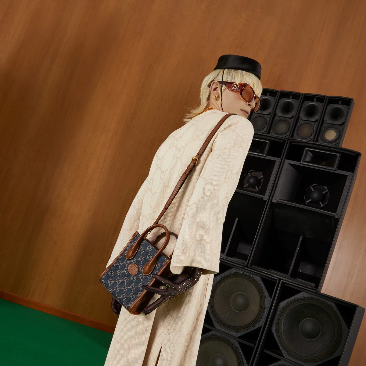 GUCCI ◆ Interlocking G Mini Tote Bag Gucci Interlocking G Mini Tote and Shoulder Bag 671623