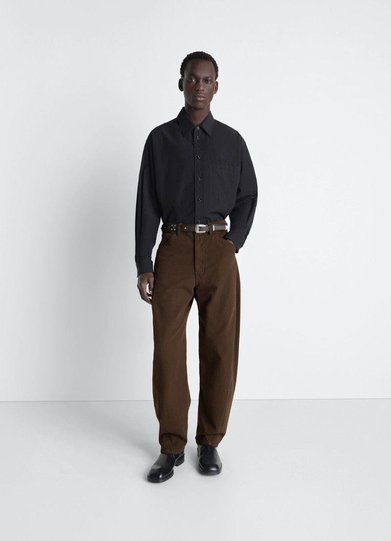 Lemaire TWISTED WORKWEAR PANTS IN DYED HEAVY BROKEN TWILL outlook