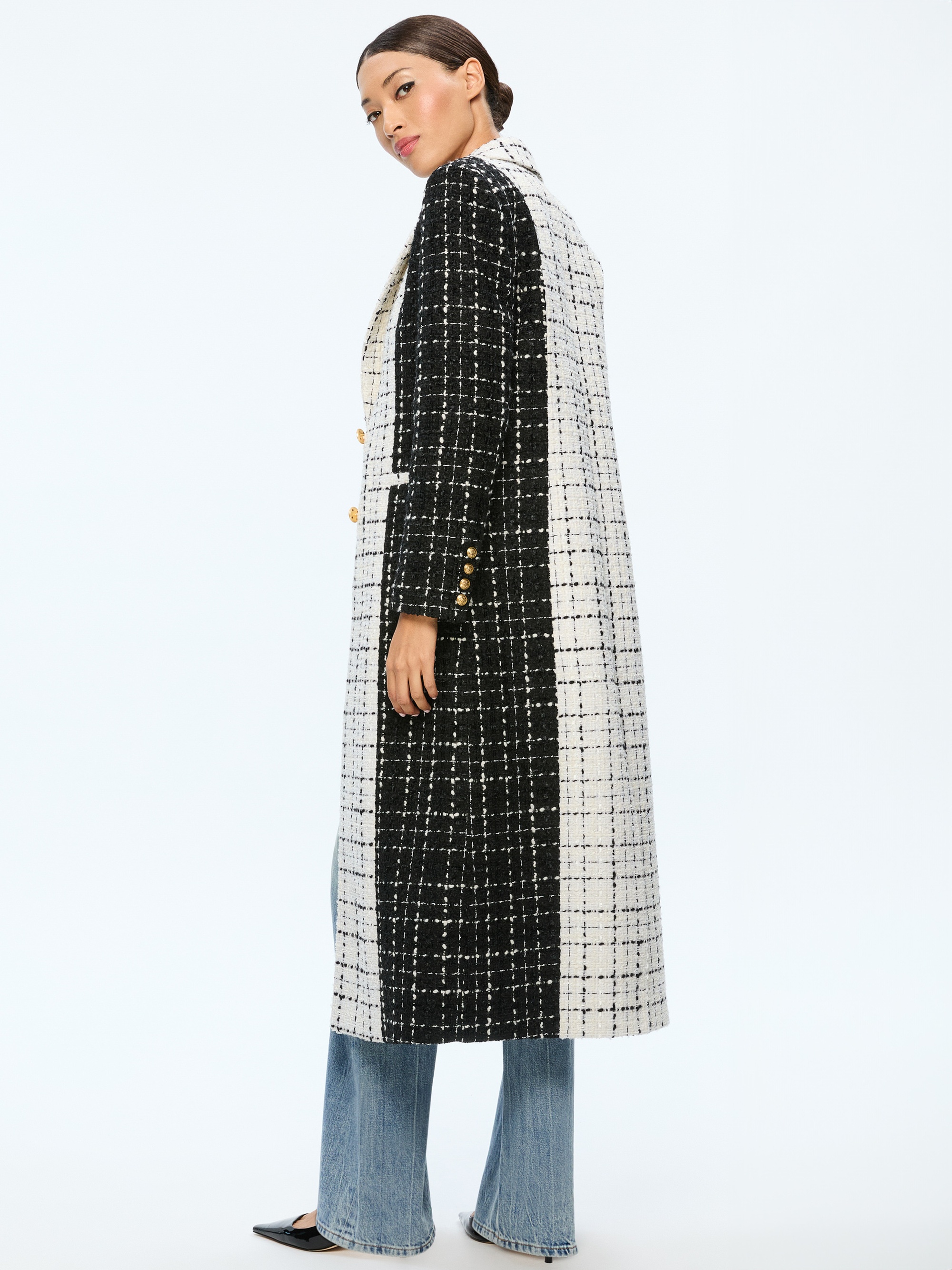 BRET STRONG SHOULDER FITTED BLAZER - 3