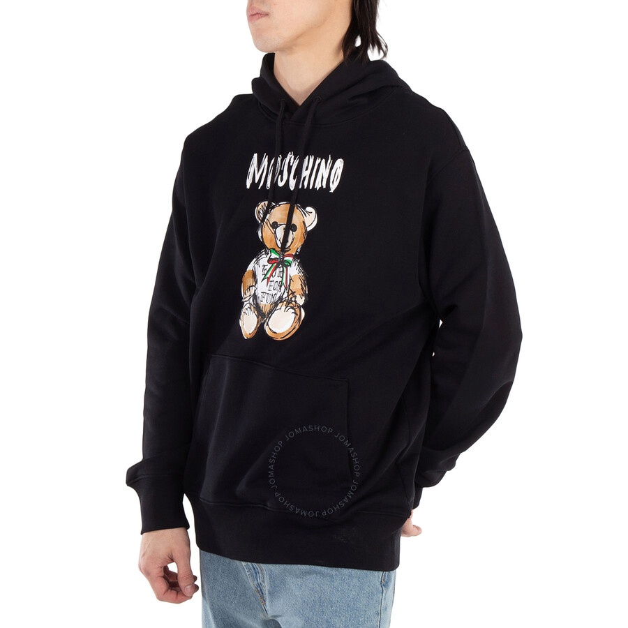 Moschino Drawn Teddy Bear Logo Hoodie - 2
