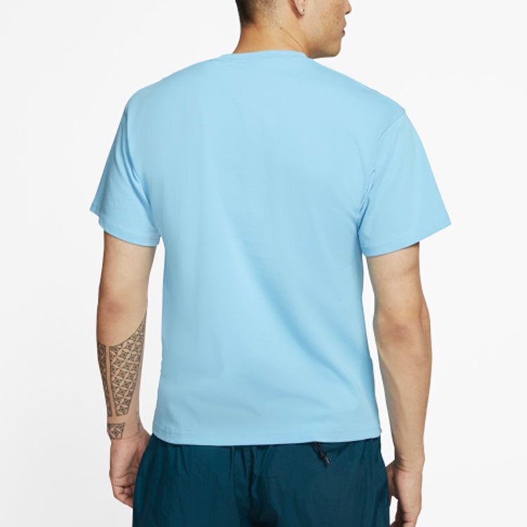Nike Lab ACG Printed T-Shirt 'Blue Gale Fusion Violet' CV1533-450 - 5