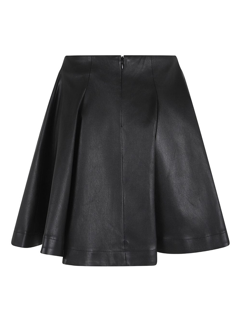 STOULS Arielle leather skirt outlook
