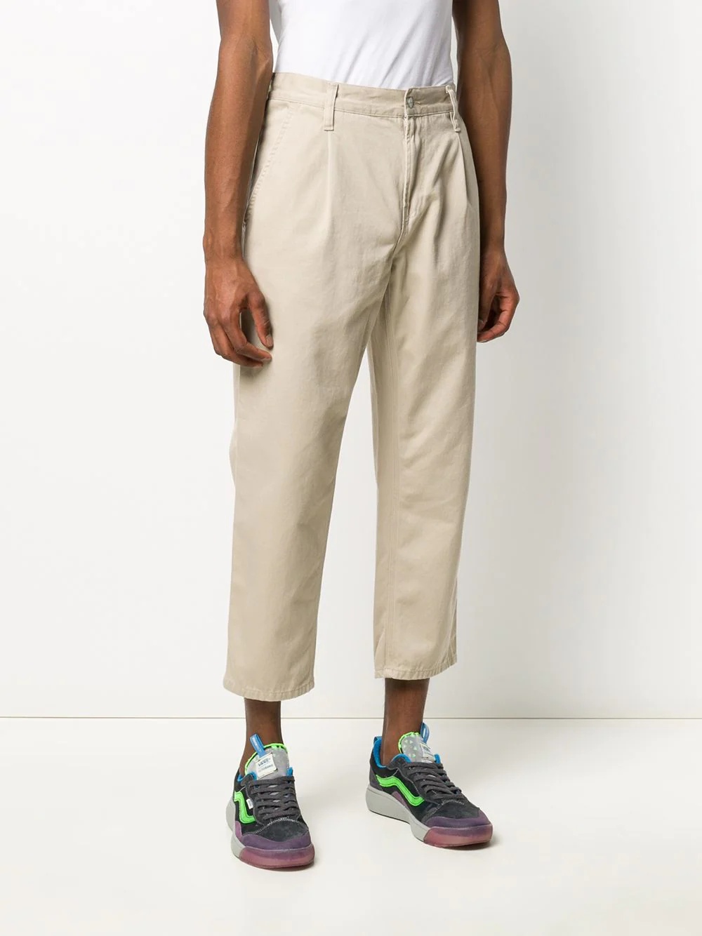 cropped cargo trousers - 3